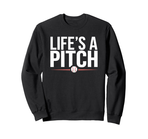 Baseball Lifes Pitch Family Sweatshirt - Aesthetic Graphic Men Women - T-Shirt, Sweatshirt, Hoodie