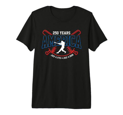 250 Years Us Flag Baseball Lover T-Shirt - Aesthetic Graphic Men Women - T-Shirt, Sweatshirt, Hoodie