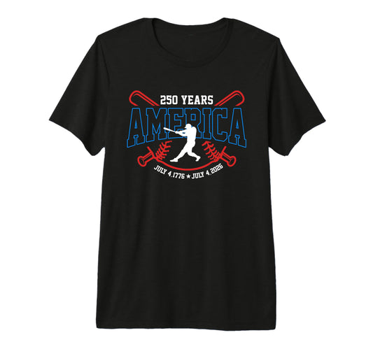 250 Years Us Flag Baseball Lover T-Shirt - Aesthetic Graphic Men Women - T-Shirt, Sweatshirt, Hoodie