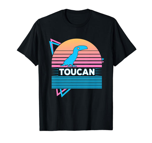 Toucan Vaporwave Aesthetic T-Shirt - Unique Graphic for Adults - T-Shirt, Sweatshirt, Hoodie