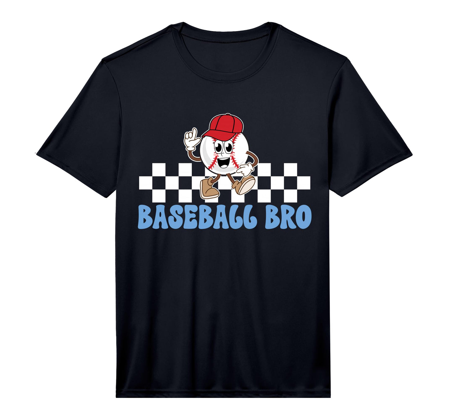 Baseball Bro Proud Baseball Brother T-Shirt - Custom Art Print Unisex - T-Shirt, Sweatshirt, Hoodie