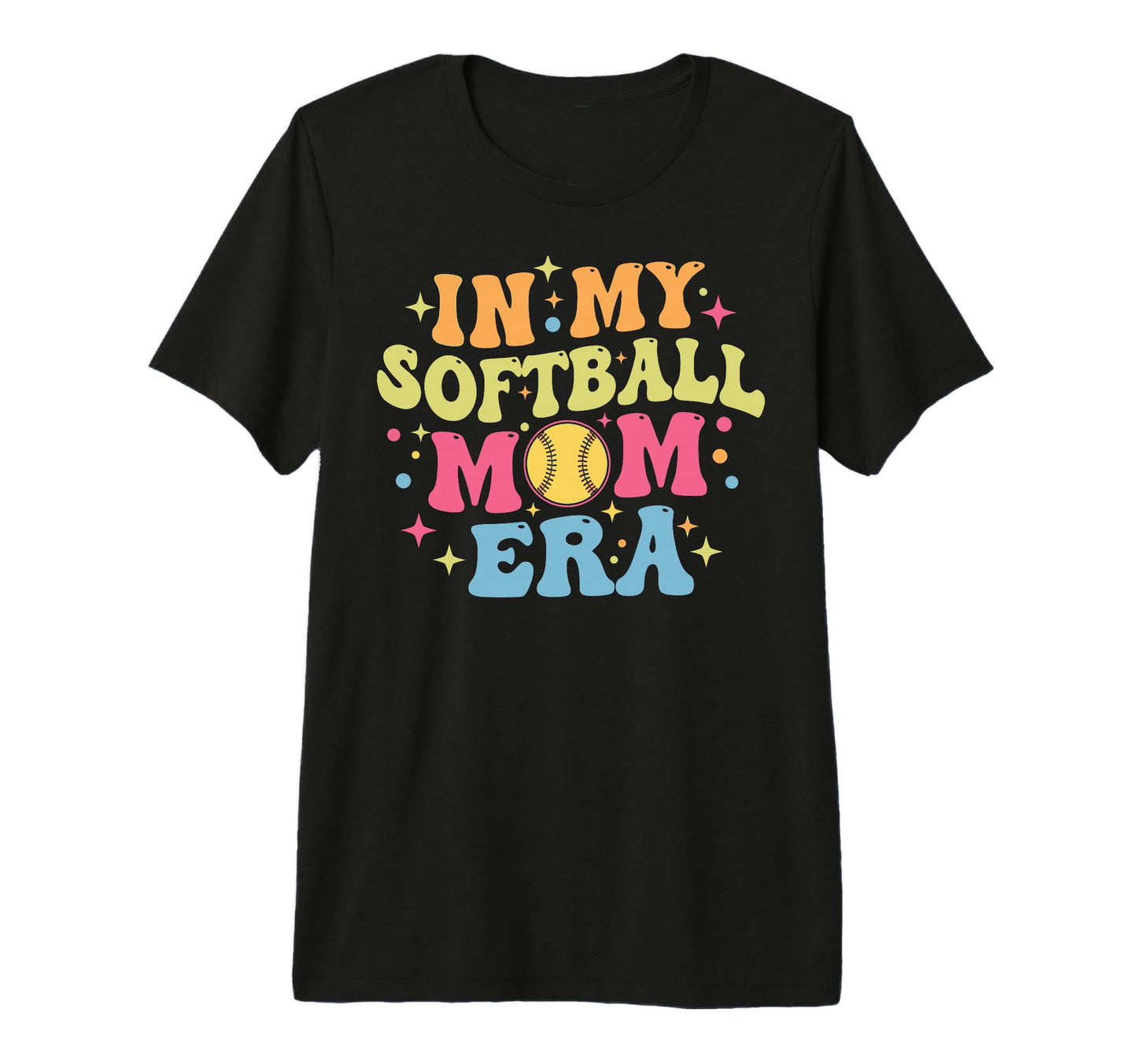 My Softball Mom Era Softball Mama T-Shirt - Aesthetic Graphic Unisex - T-Shirt, Sweatshirt, Hoodie