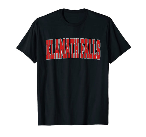 Klamath Falls Or Oregon Varsity Usa T-Shirt - Fun Novelty Design Men Women - T-Shirt, Sweatshirt, Hoodie