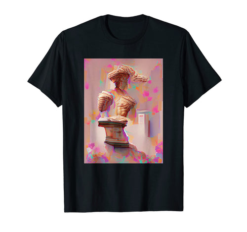 Roman Statue Aesthetic Vaporwave T-Shirt - Novelty Apparel Men Women - T-Shirt, Sweatshirt, Hoodie