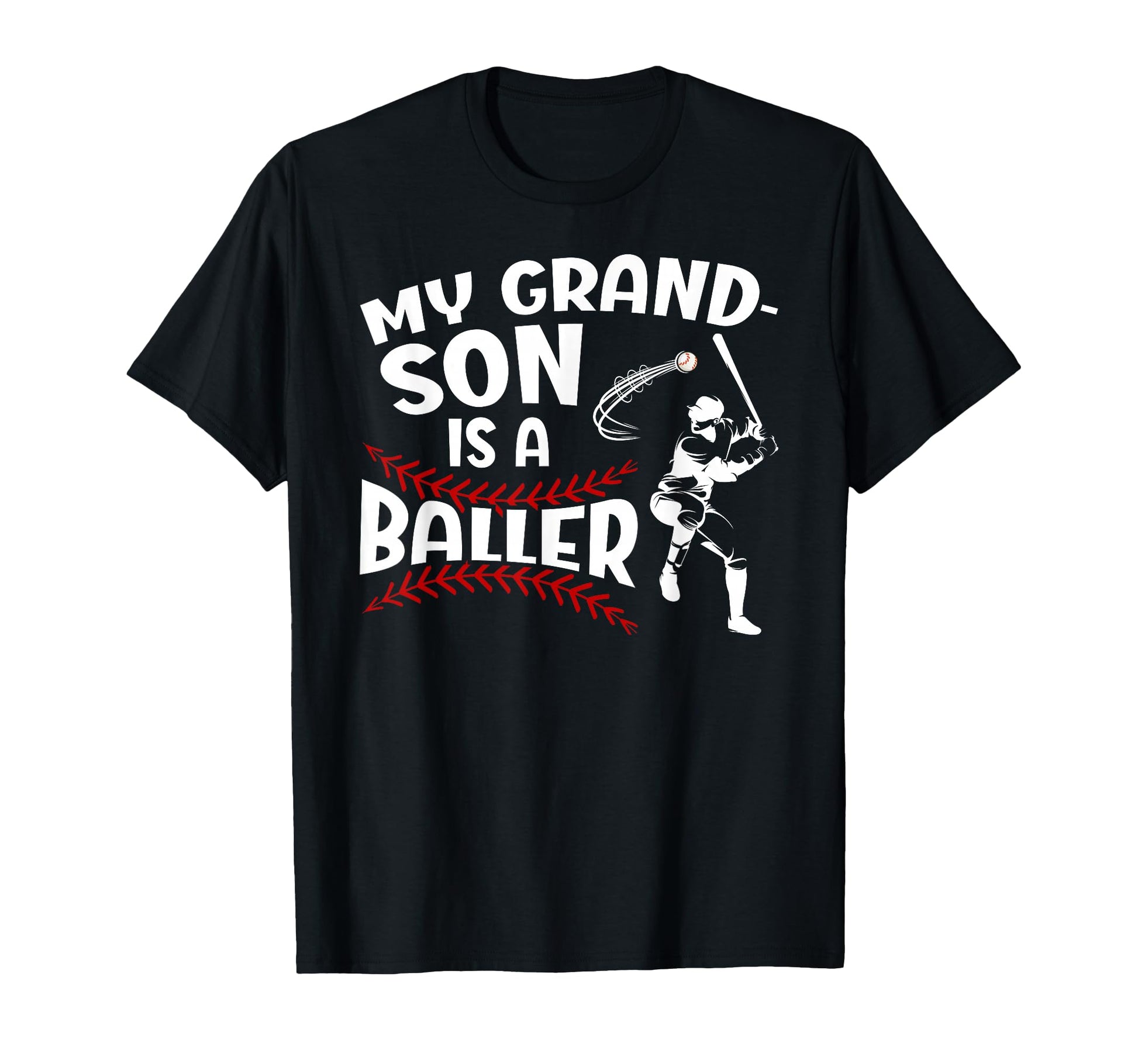 My Grandson Baseball Nana Baseball T-Shirt - Novelty Apparel Men Women - T-Shirt, Sweatshirt, Hoodie