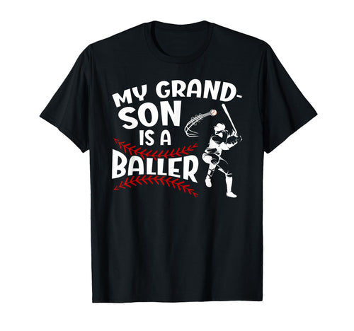 My Grandson Baseball Nana Baseball T-Shirt - Novelty Apparel Men Women - T-Shirt, Sweatshirt, Hoodie
