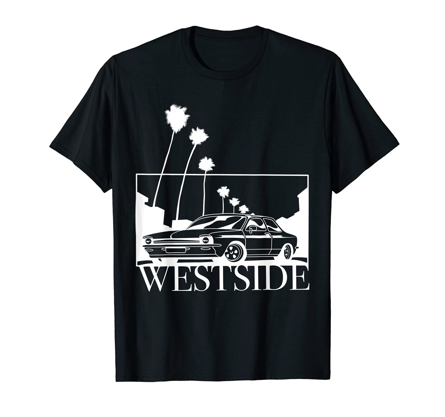 Westside West Coast Palm Trees T-Shirt - Casual Everyday Wear Men Women - T-Shirt, Sweatshirt, Hoodie