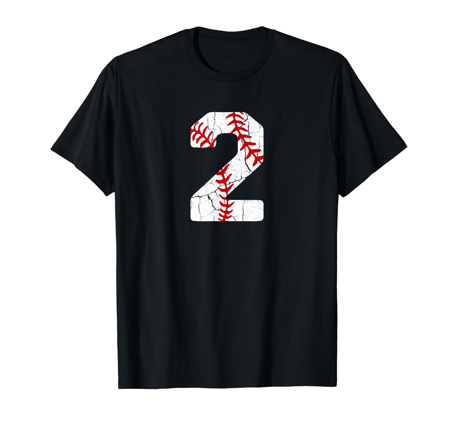 Baseball Player Jersey Number 2 2 Proud T-Shirt - Graphic Print Unisex - T-Shirt, Sweatshirt, Hoodie