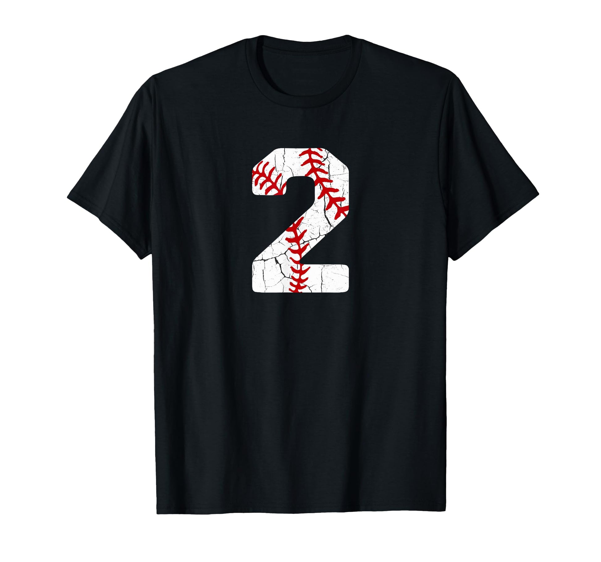 Baseball Player Jersey Number 2 2 Proud T-Shirt - Graphic Print Unisex - T-Shirt, Sweatshirt, Hoodie