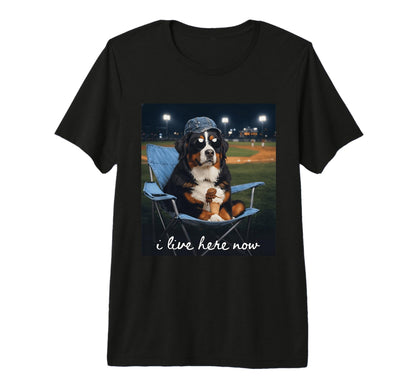 Funny Bernese Mountain Dog Baseball T-Shirt - Minimalist Print for Adults - T-Shirt, Sweatshirt, Hoodie