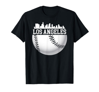 Downtown Los Angeles Baseball California T-Shirt - Unique Graphic Unisex - T-Shirt, Sweatshirt, Hoodie
