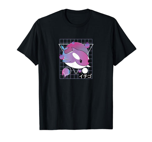 Vaporwave Aesthetic Orca Whale T-Shirt - Custom Art Print Men Women - T-Shirt, Sweatshirt, Hoodie