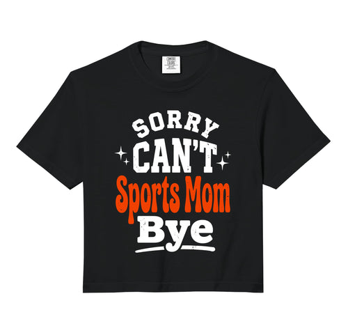 Sorry Cant Sports Mom Bye Baseball Hoodie - Aesthetic Graphic Unisex - T-Shirt, Sweatshirt, Hoodie