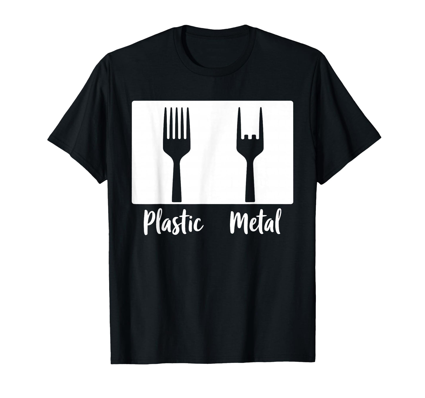 Plastic Metal Rock N Roll Rock Music T-Shirt - Streetwear Style Men Women - T-Shirt, Sweatshirt, Hoodie