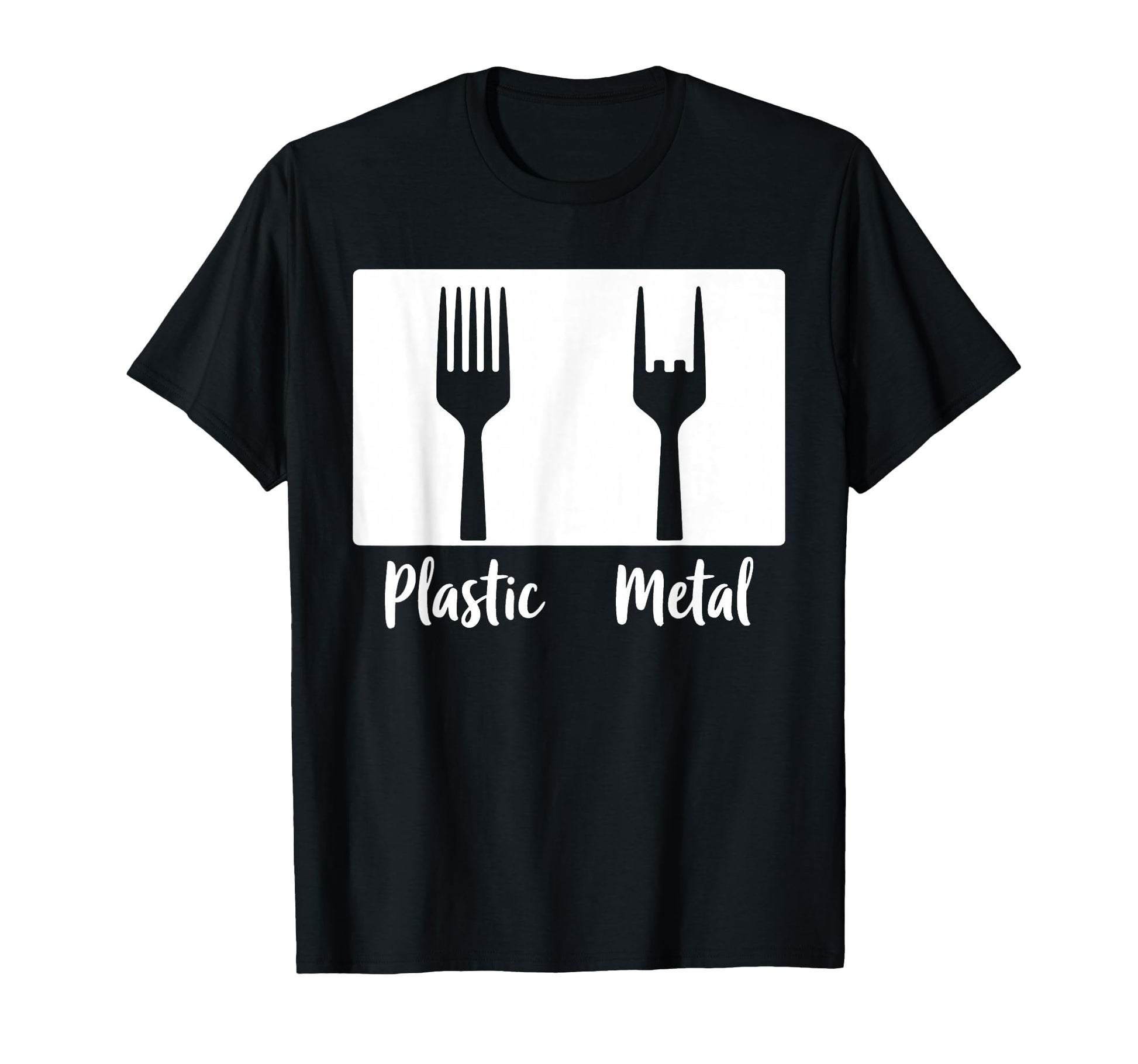Plastic Metal Rock N Roll Rock Music T-Shirt - Streetwear Style Men Women - T-Shirt, Sweatshirt, Hoodie