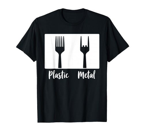 Plastic Metal Rock N Roll Rock Music T-Shirt - Streetwear Style Men Women - T-Shirt, Sweatshirt, Hoodie