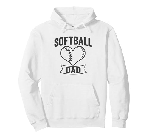 Softball Dad Minimalist Proud Father Game Hoodie - Minimalist Print Unisex - T-Shirt, Sweatshirt, Hoodie