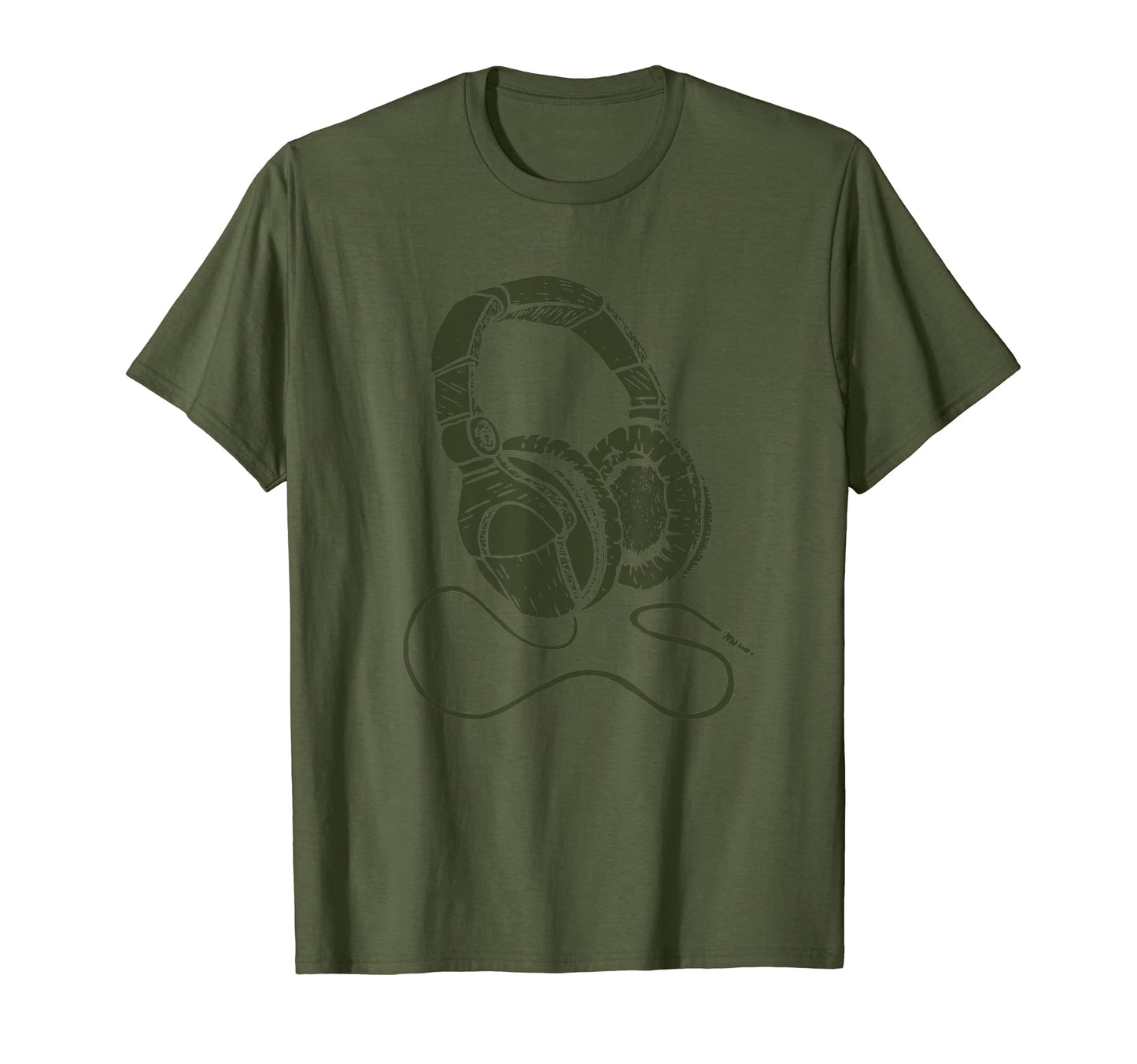 Hip Hop Dj Headphones Vinyl Earphones T-Shirt - Aesthetic Graphic Unisex - T-Shirt, Sweatshirt, Hoodie