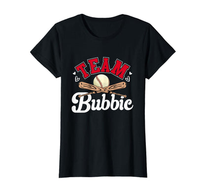 Team Bubbie Mothers Day Baseball T-Shirt - Minimalist Print Unisex - T-Shirt, Sweatshirt, Hoodie