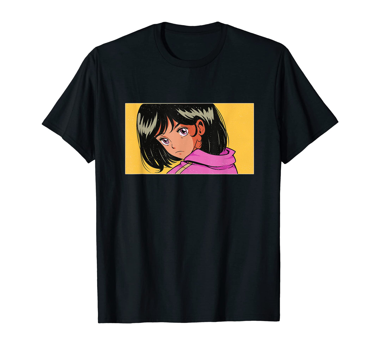 Anime Eyes Japan Indie Aesthetic T-Shirt - Graphic Print for Adults - T-Shirt, Sweatshirt, Hoodie