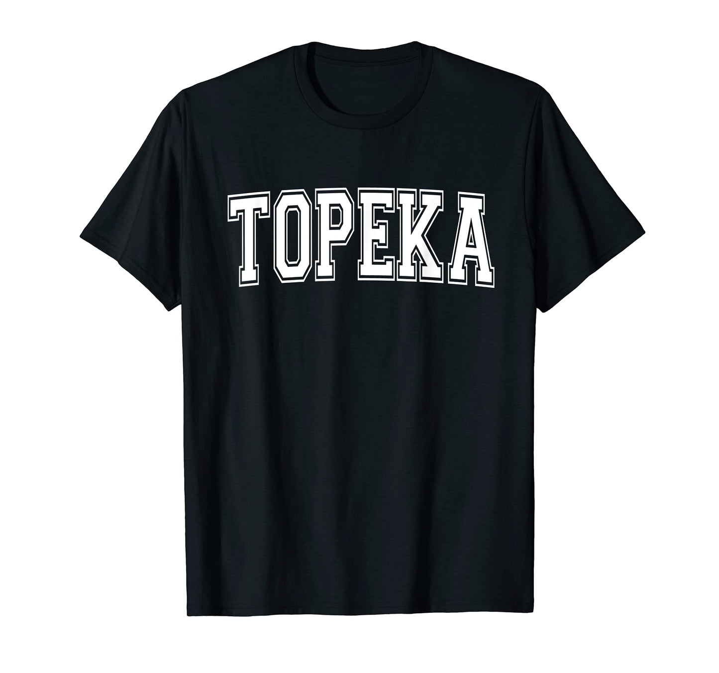 Topeka Ks Kansas Usa Sports Varsity T-Shirt - Aesthetic Graphic Men Women - T-Shirt, Sweatshirt, Hoodie