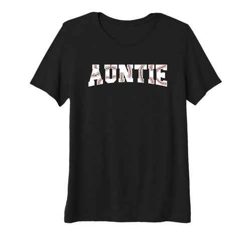 Womens Baseball Auntie Nephew Game Day T-Shirt - Novelty Apparel Men Women - T-Shirt, Sweatshirt, Hoodie