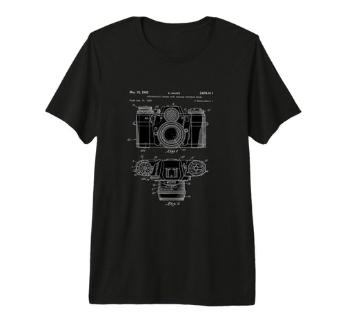 Camera Diagram Unique T-Shirt - Minimalist Print Unisex - T-Shirt, Sweatshirt, Hoodie