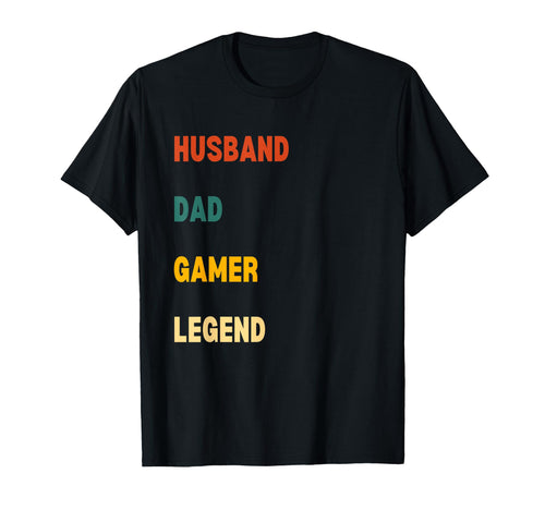 Husband Dad Gamer Legend T-Shirt - Trendy Graphic Men Women - T-Shirt, Sweatshirt, Hoodie