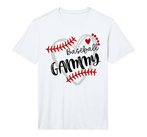 Personalized Baseball Heart Gammy T-Shirt - Streetwear Style Unisex - T-Shirt, Sweatshirt, Hoodie