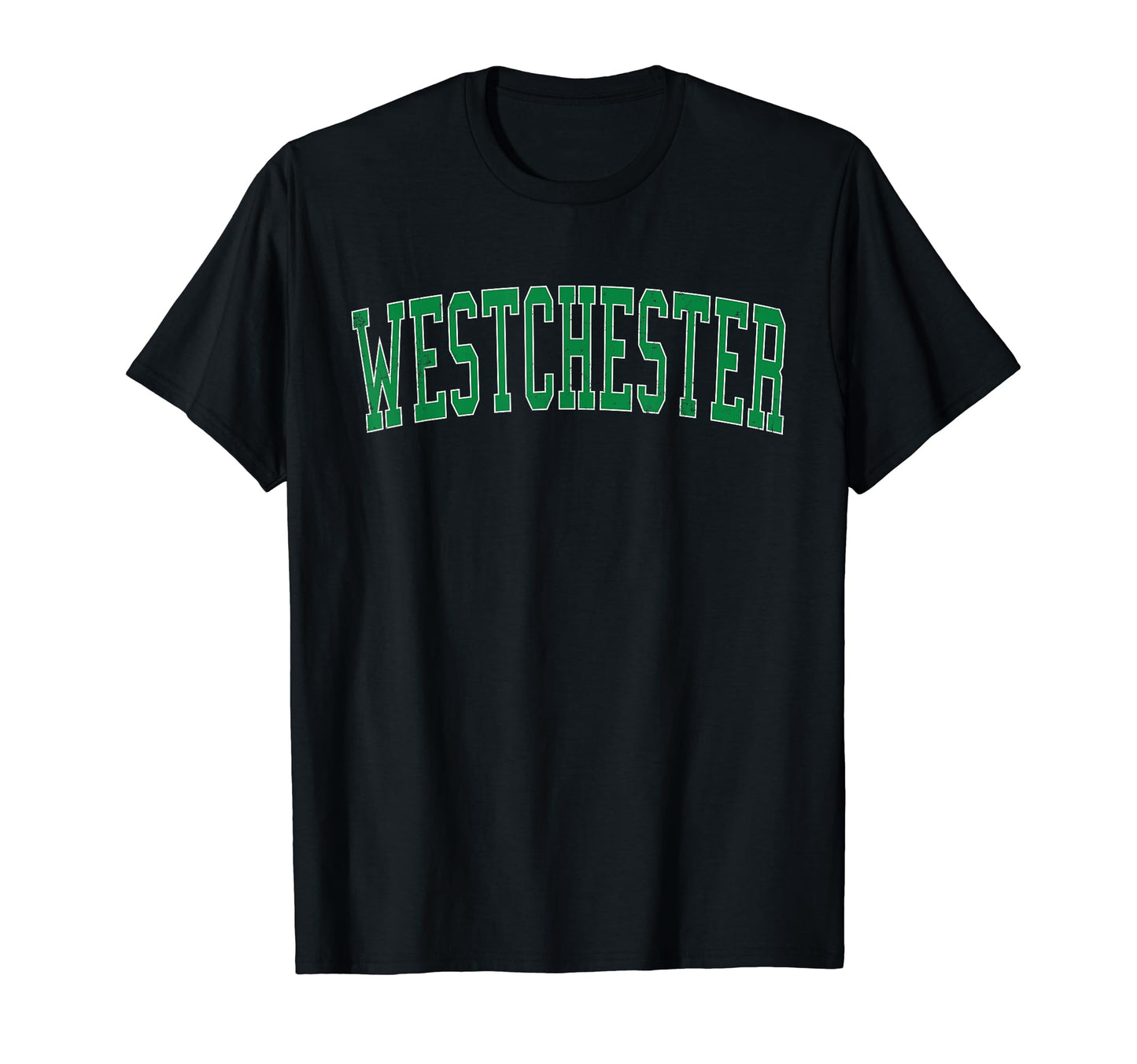 Westchester Il Distressed Green Varsity T-Shirt - Graphic Print for Adults - T-Shirt, Sweatshirt, Hoodie