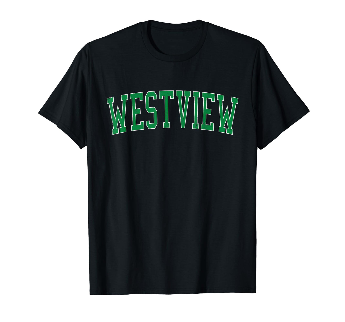 Westview Fl Distressed Green Varsity T-Shirt - Streetwear Style Unisex - T-Shirt, Sweatshirt, Hoodie
