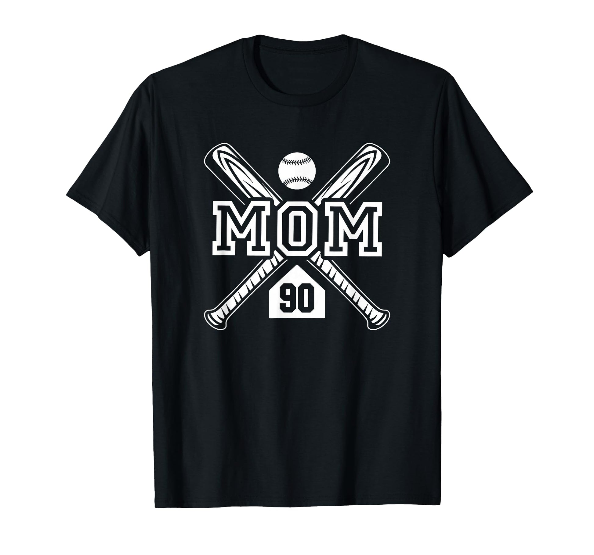 Baseball Mom Softball Mom 90 Jersey T-Shirt - Unique Graphic for Adults - T-Shirt, Sweatshirt, Hoodie