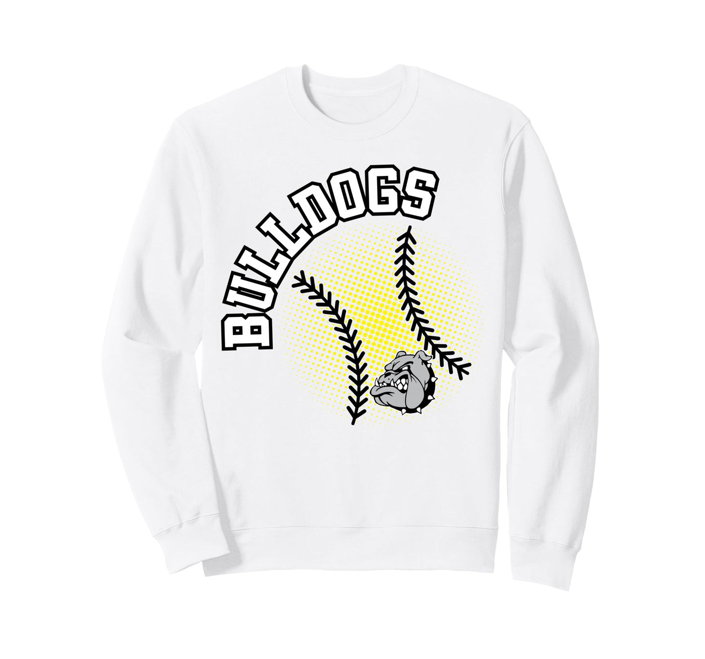Bulldogs Softball Mom Game Day Sweatshirt - Streetwear Style Men Women - T-Shirt, Sweatshirt, Hoodie
