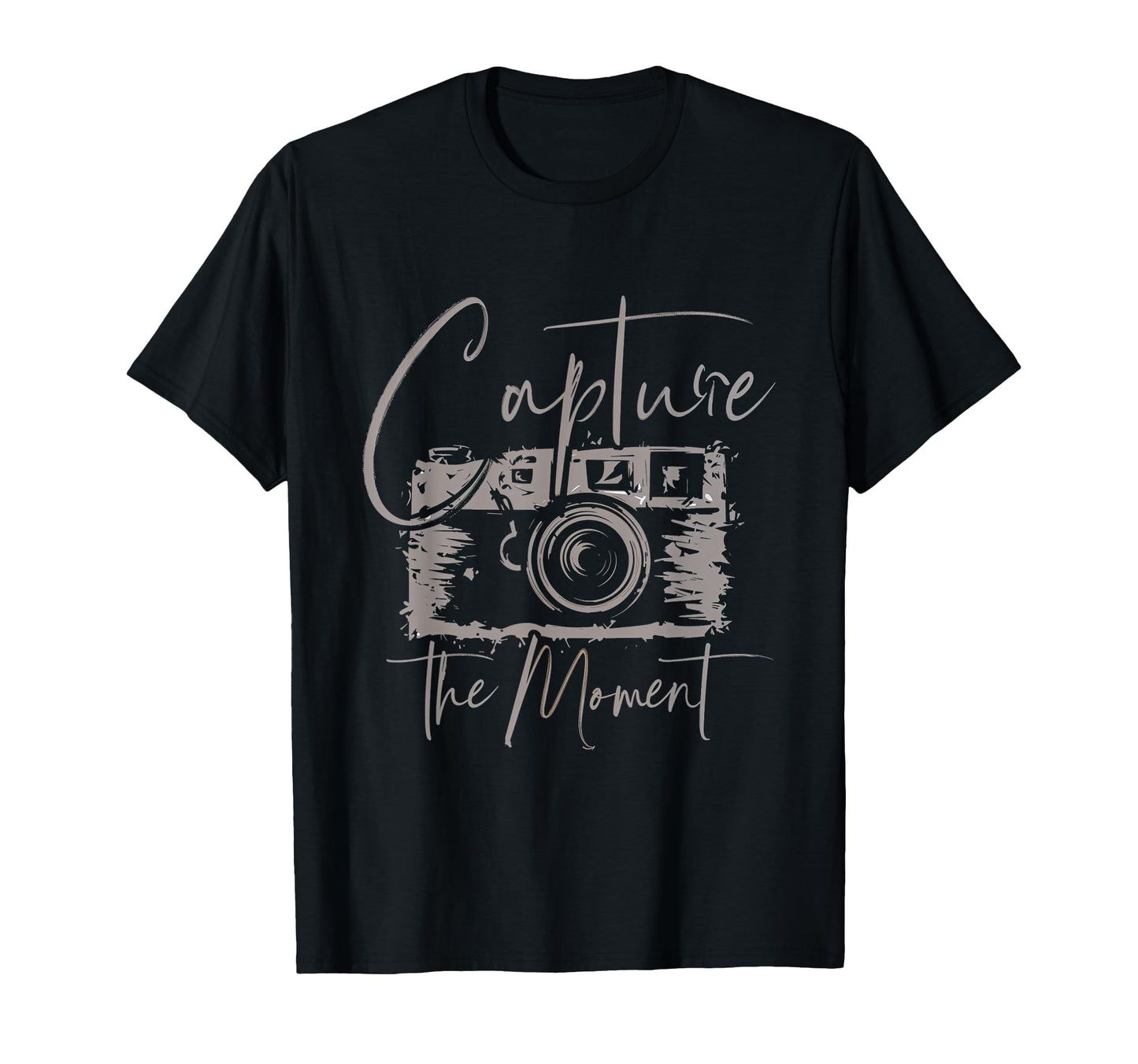Capture Moment Photography Camera Lens T-Shirt - Graphic Print for Adults - T-Shirt, Sweatshirt, Hoodie