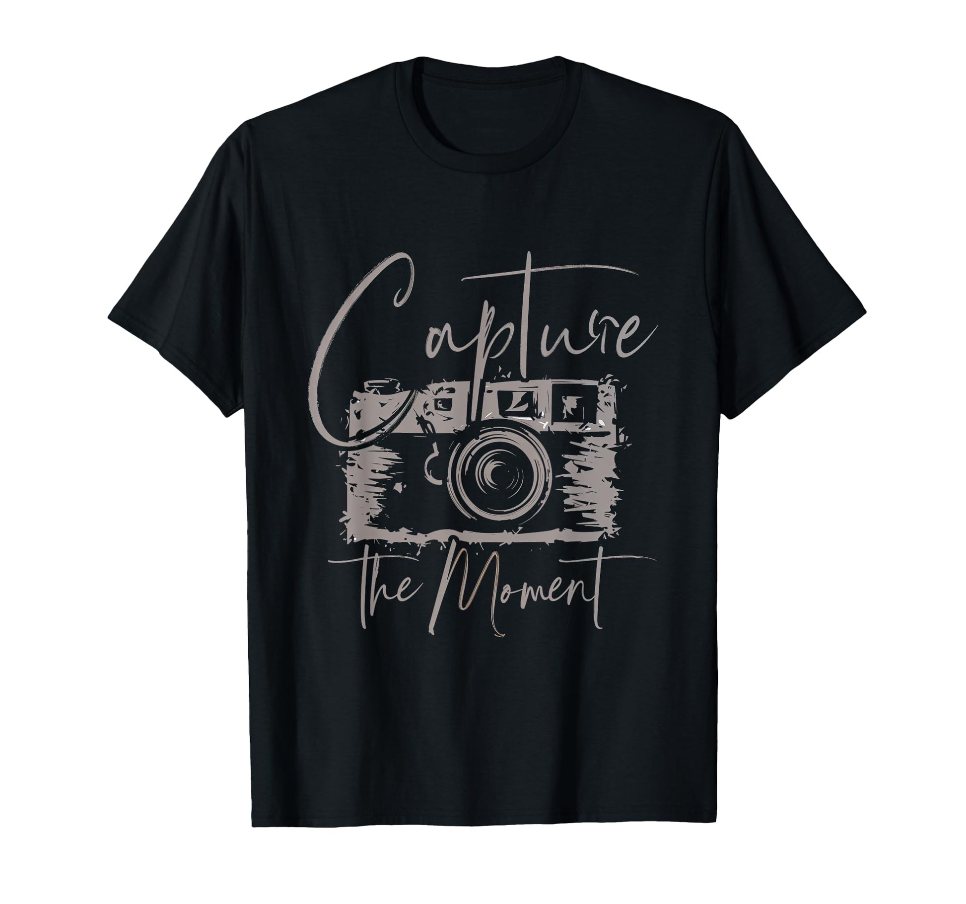 Capture Moment Photography Camera Lens T-Shirt - Graphic Print for Adults - T-Shirt, Sweatshirt, Hoodie