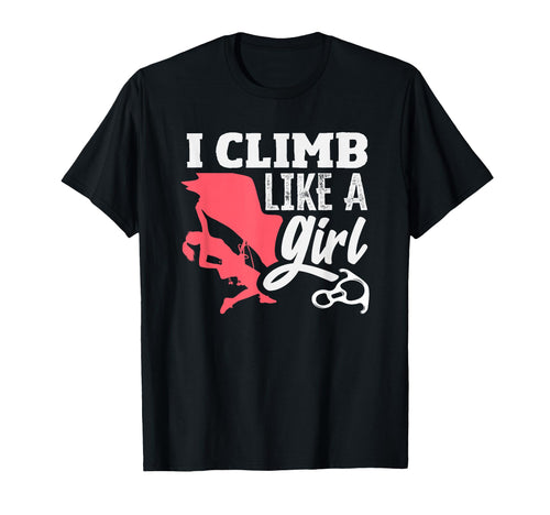 I Climb Like Funny Climbing T-Shirt - Graphic Print for Adults - T-Shirt, Sweatshirt, Hoodie