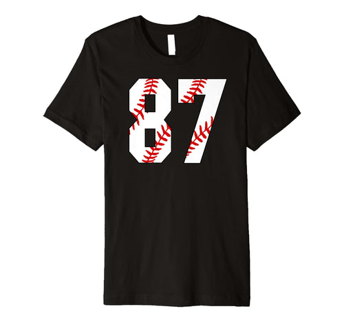 Baseball Mom 87 Jersey Baseball T-Shirt - Casual Everyday Wear for Adults - T-Shirt, Sweatshirt, Hoodie