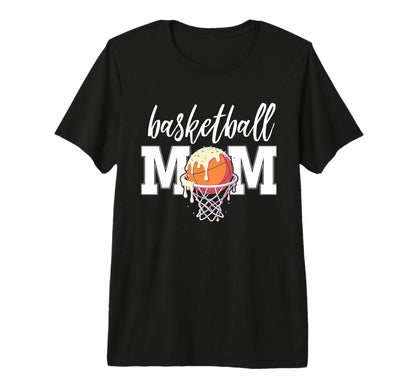 Basketball Mom Ice Cream Hoop Net T-Shirt - Fun Novelty Design Men Women - T-Shirt, Sweatshirt, Hoodie