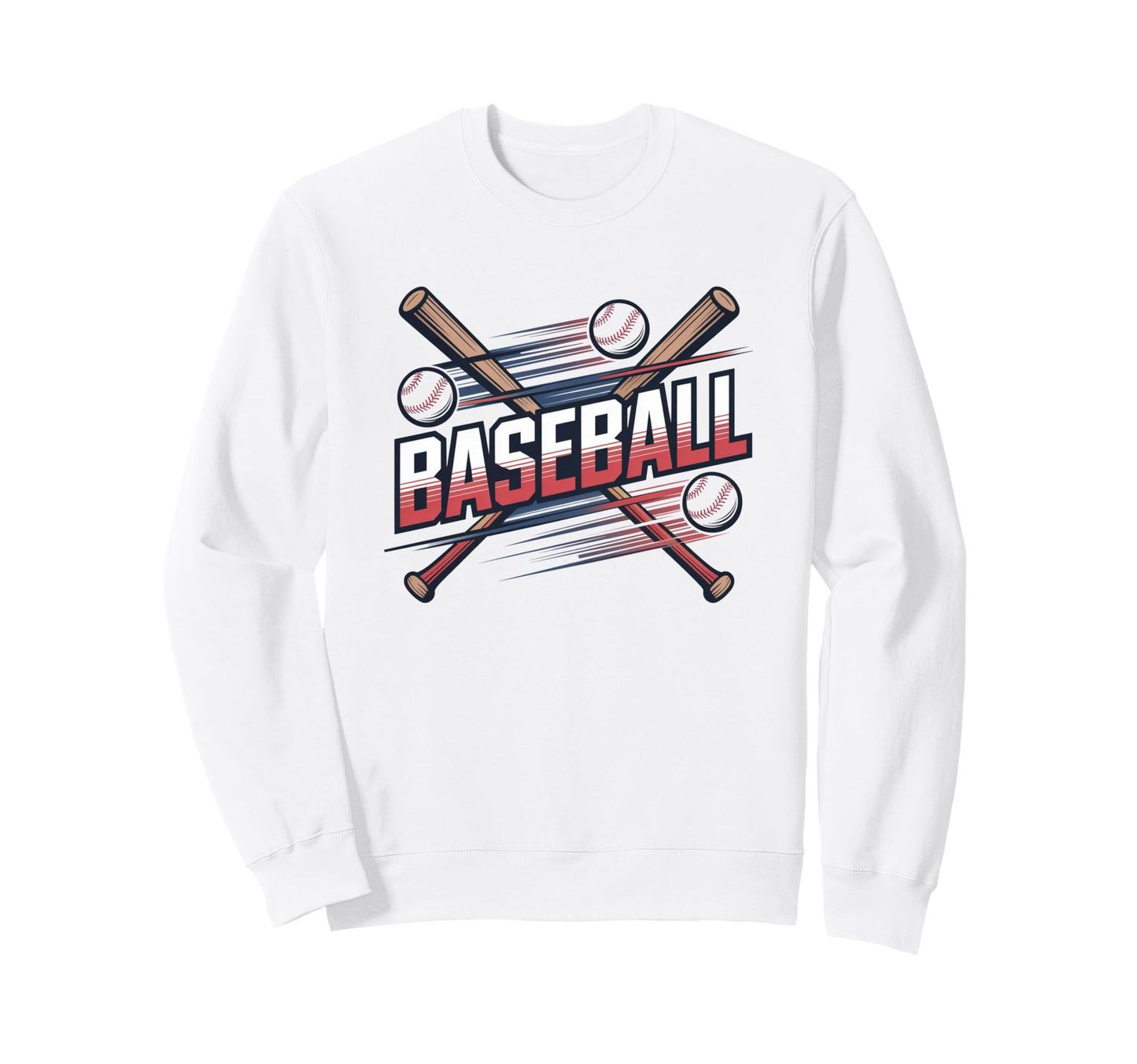 Baseball Fan Sweatshirt - Trendy Graphic Unisex - T-Shirt, Sweatshirt, Hoodie