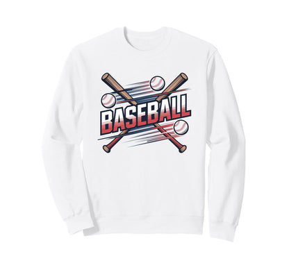 Baseball Fan Sweatshirt - Trendy Graphic Unisex - T-Shirt, Sweatshirt, Hoodie
