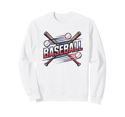 Baseball Fan Sweatshirt - Trendy Graphic Unisex - T-Shirt, Sweatshirt, Hoodie