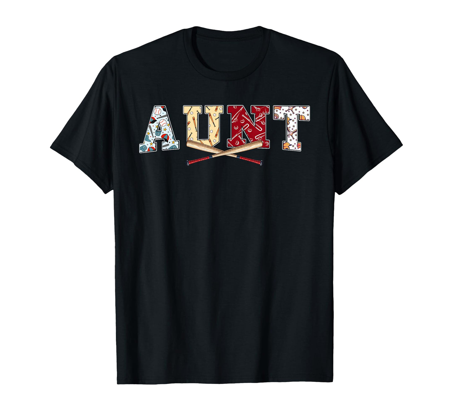 Baseball Aunt Baseball Family Matching T-Shirt - Novelty Apparel Men Women - T-Shirt, Sweatshirt, Hoodie