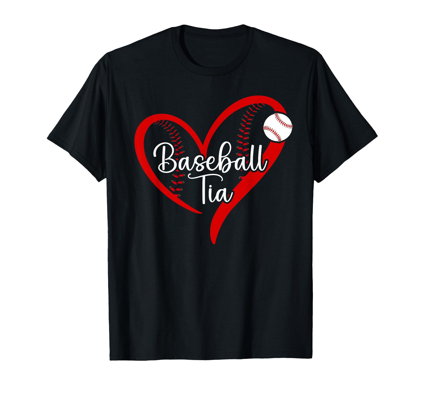 Baseball Tia Heart Tia Baseball T-Shirt - Aesthetic Graphic for Adults - T-Shirt, Sweatshirt, Hoodie