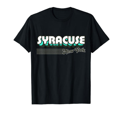 Syracuse New York Stripes T-Shirt - Unique Graphic Men Women - T-Shirt, Sweatshirt, Hoodie