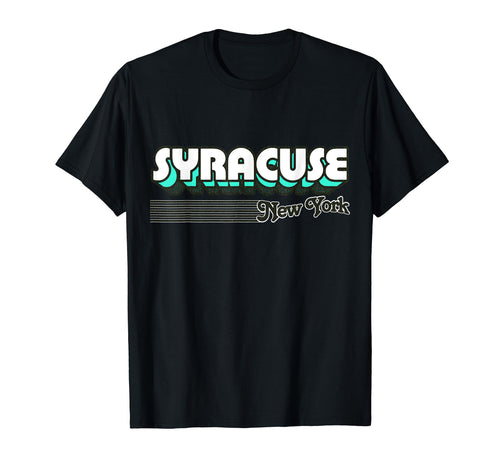 Syracuse New York Stripes T-Shirt - Unique Graphic Men Women - T-Shirt, Sweatshirt, Hoodie