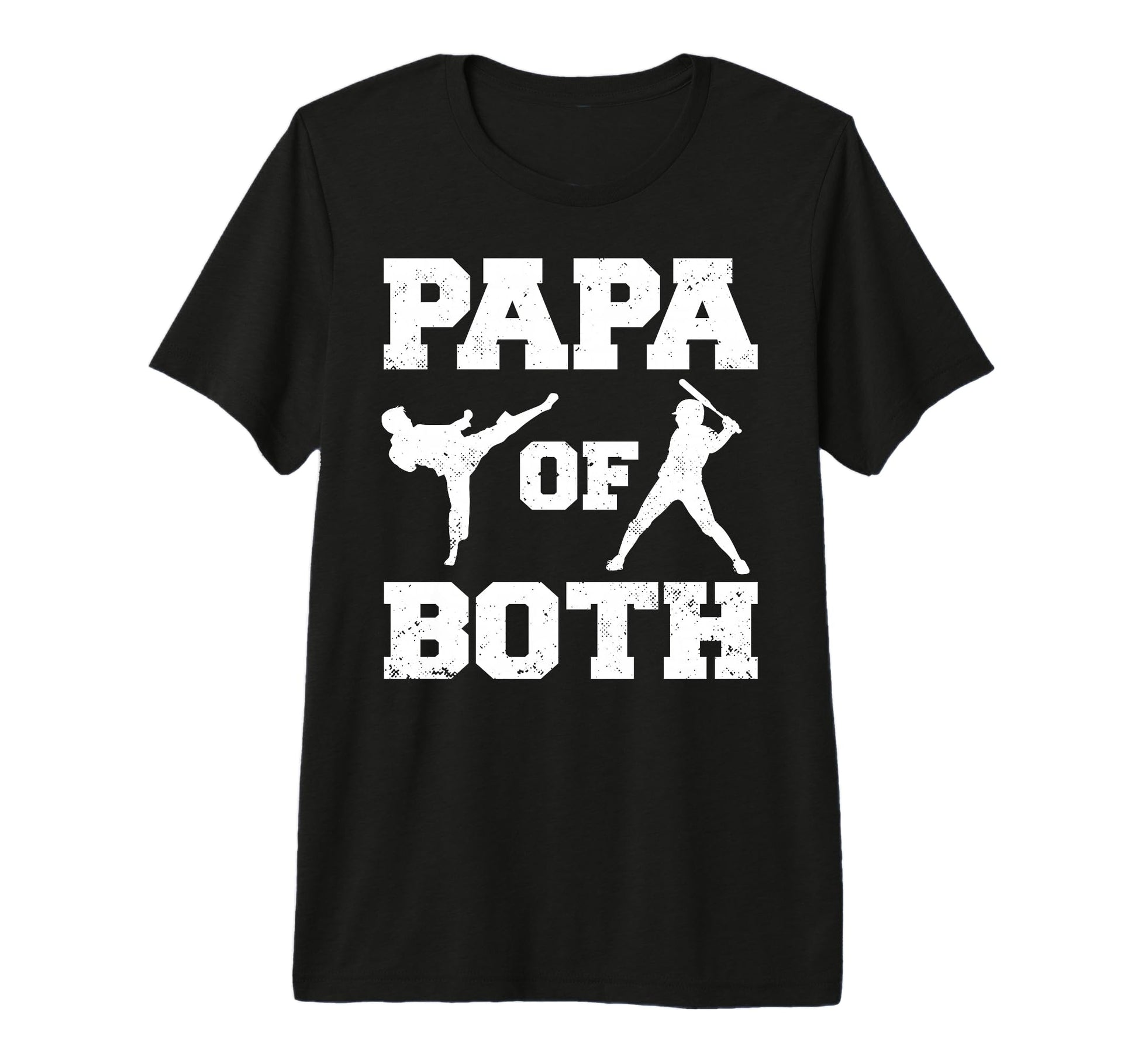 Mens Papa Both Funny Baseball And T-Shirt - Minimalist Print Men Women - T-Shirt, Sweatshirt, Hoodie