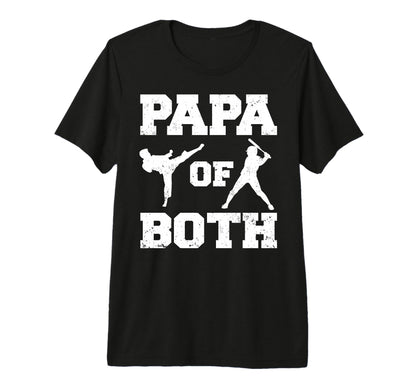Mens Papa Both Funny Baseball And T-Shirt - Minimalist Print Men Women - T-Shirt, Sweatshirt, Hoodie
