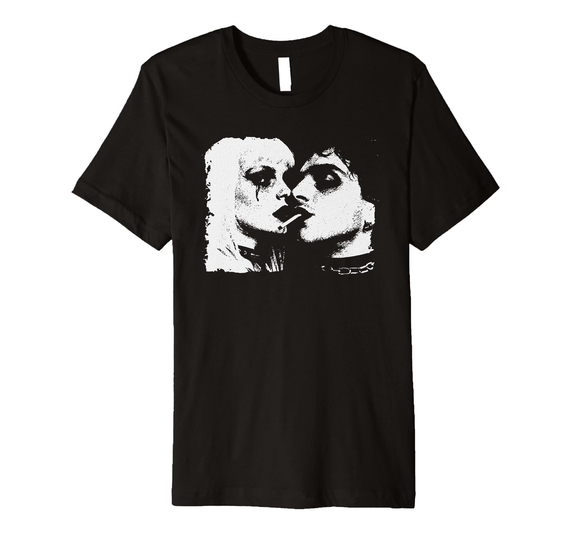 Goth Punk Rock Emo Y2K 90S Aesthetic T-Shirt - Custom Art Print for Adults - T-Shirt, Sweatshirt, Hoodie
