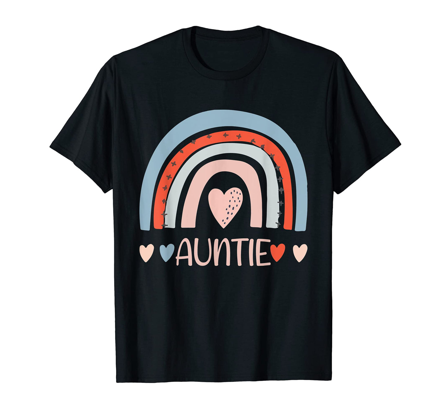 Womens Rainbow Auntie T-Shirt - Trendy Graphic Men Women - T-Shirt, Sweatshirt, Hoodie