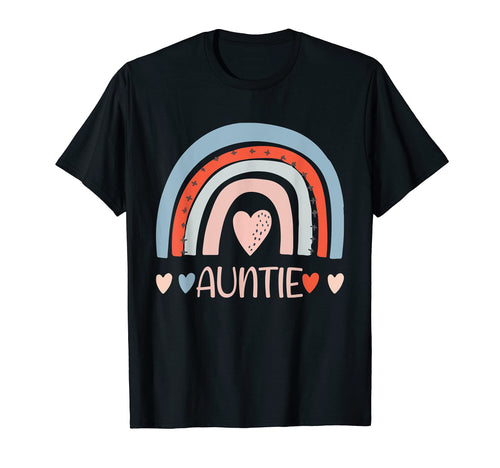 Womens Rainbow Auntie T-Shirt - Trendy Graphic Men Women - T-Shirt, Sweatshirt, Hoodie